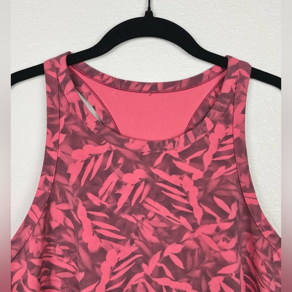 Lululemon Women's 12 Align Waist-Length Racerback Tank Top Spray Leaf Fireside - Picture 3 of 15